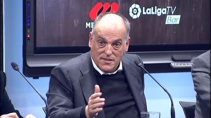 Tebas: "Prefiero a cualquiera en la Federación antes que a Rubiales"