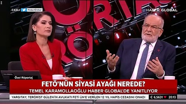 Saadet Partisi Genel Başkanı Temel Karamollaoğlu Haber Global'de
