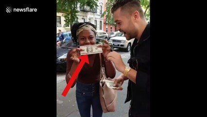 NYC magician does amazing money trick and needs to help my bank account