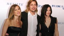 Courteney Cox Seems to Stan Jennifer Aniston and Brad Pitt and We Have Proof