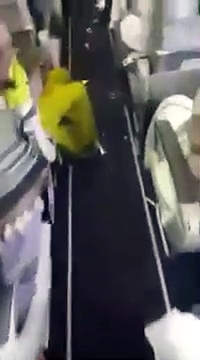 Les passagers de cet Airbus A380 ont laissé l'avion  dans un état catastrophique