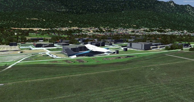 Chambéry - Aix les Bains LLH compatible avec Rhône Alpes 3DA de France VFR