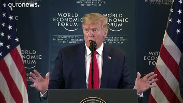 ترامب يطلق معركته التجاريه ضد أوروبا من منتدى دافوس