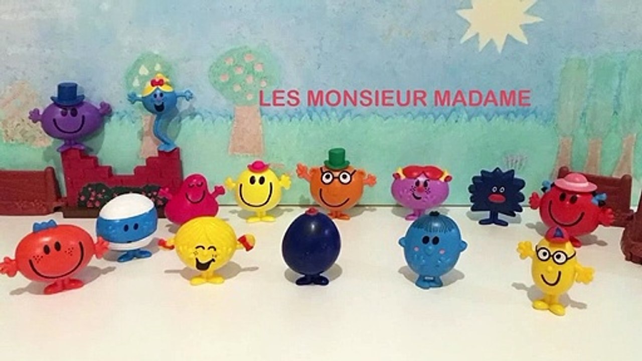 Collection Figurines Monsieur Madame - McDonald's - 90 Personnages - Neuf Sous Scellé