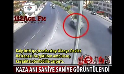 alanya ambulans kazası mobesede