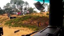 Grave acidente envolve carreta, Palio Weekend e Ranger em Guarapuava