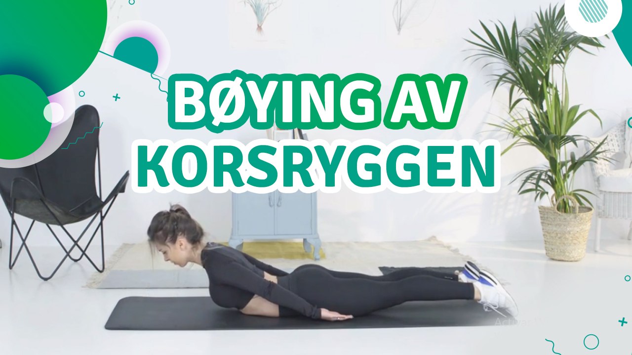 Bøying av korsryggen - Trenings Glede