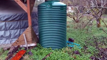 Collecting Water in a Mongolian Ger