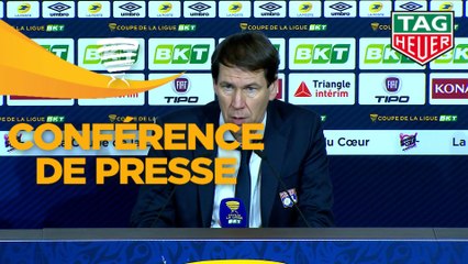 Conférence de presse Olympique Lyonnais - LOSC (2-2 4 tab à 3) : Rudi GARCIA (OL) - Christophe  GALTIER (LOSC) - 2019/2020