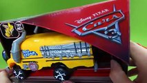 Disney Cars 3 Toys Talking Miss Fritter Gear Up and Go Monster Truck Lightning McQueen Crash Toys