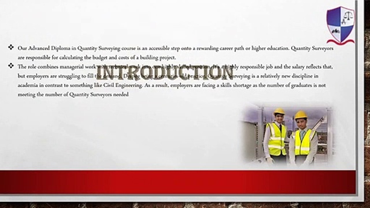 HNC Quantity Surveying Course