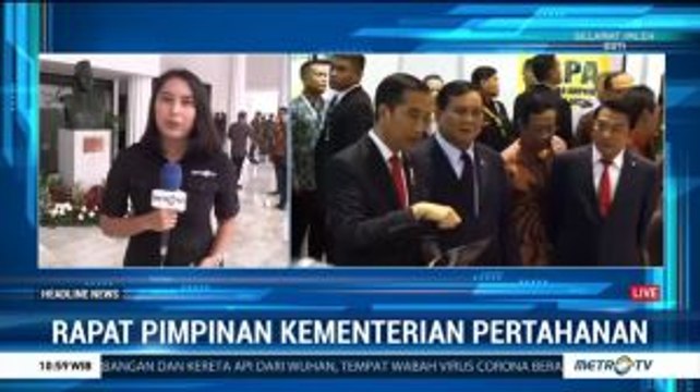 Hadiri Rapim, Jokowi Ingatkan Prabowo Soal Anggaran Kemenhan yang Besar