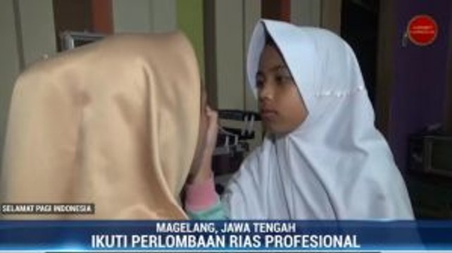 Gadis Cilik Asal Magelang Mampu Merias bak MUA