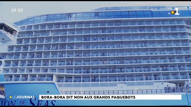 Les gros paquebots bientôt interdits de séjours à Bora Bora