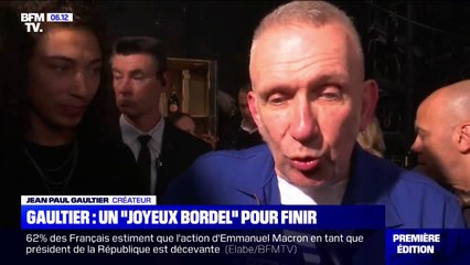 Download Video: Jean-Paul Gaultier présentait mercredi son dernier défilé de haute-couture