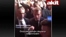 Fransa Cumhurbaşkanı Macron, Osmanlı hediyesi önünde İsrailli polisleri tartakladı