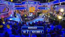 En larmes hier soir, Margaux est devenue la plus grande gagnante de l'histoire de 