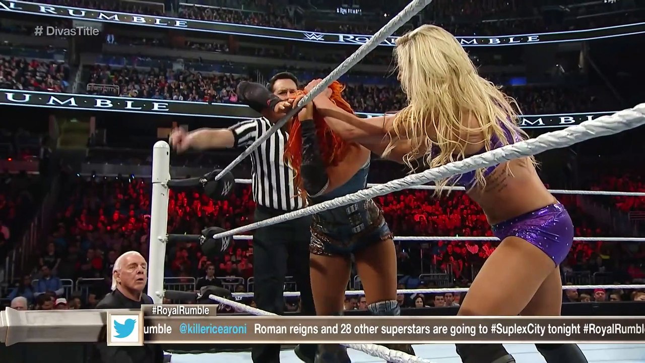 FULL MATCH - Charlotte vs. Becky Lynch – WWE Divas Title Match: Royal Rumble 2016
