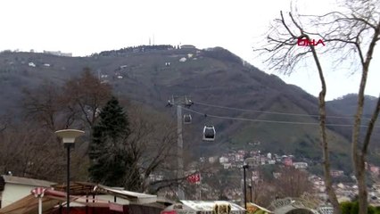 Ordu'da teleferiğe yoğun ilgi
