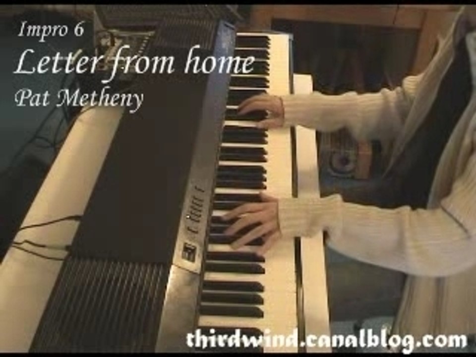 Impro 6 Letter from home (Pat metheny)