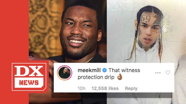 Meek Mill Reminds Tekashi 6ix9ine He Snitched Following New Prison Photo