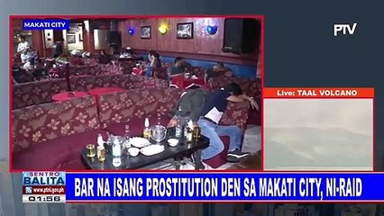 Bar na isang prostitution den sa Makati City, ni-raid