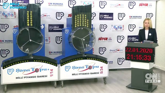 22 Ocak 2020 Şans Topu sonuçları Milli Piyango tarafından belirlendi