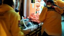 Soluk borusuna yemek kaçan minik Mukaddes ambulans uçakla Ankara’ya sevk edildi