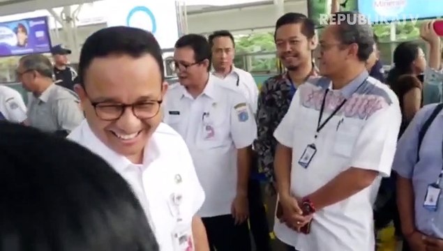 Anies Integrasikan Halte Transjakarta dengan Stasiun MRT