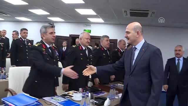 İçişleri Bakanı Soylu, Jandarma Genel Komutanlığı 2019 Değerlendirme Toplantısına katıldı