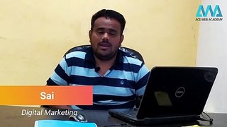 Digital Marketing Course Training Testimonial Video By Sai at Ace Web Academy
