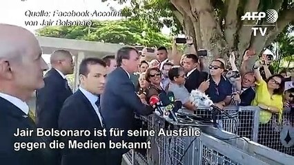 Bolsonaro will keine Interviews mehr geben