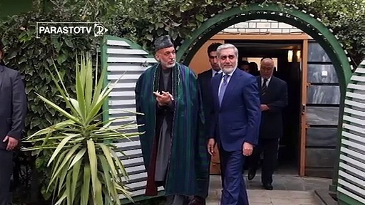 پاسخ جالب غنی به کرزی و عبدالله
