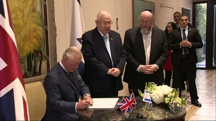 Prince Charles plants tree with President Reuven Rivin