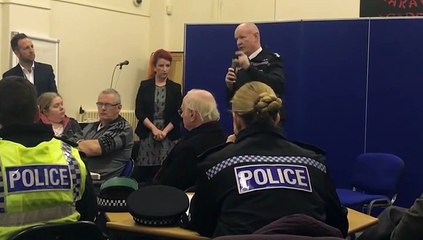 South Yorks Police community meeting Sheffield