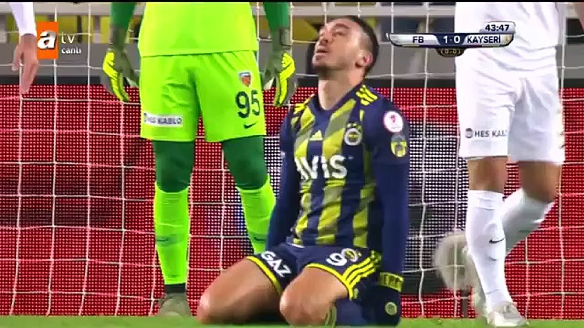 Fenerbahçe 2 - 0 Hes Kablo Kayserispor Maçın Geniş Özeti ve Golleri (Ziraat Türkiye Kupası Son 16 Tu