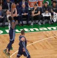 Hayward three-point attempt thwarted by Jackson Jr.