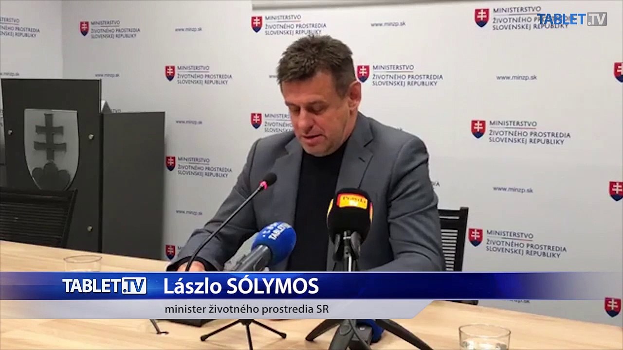 ZÁZNAM: Vyhlásenie ministra životného prostredia. L. Sólymosa