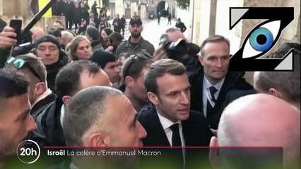 [Zap Télé] Grosse colère d'Emmanuel Macron à Jérusalem ! (23/01/20)