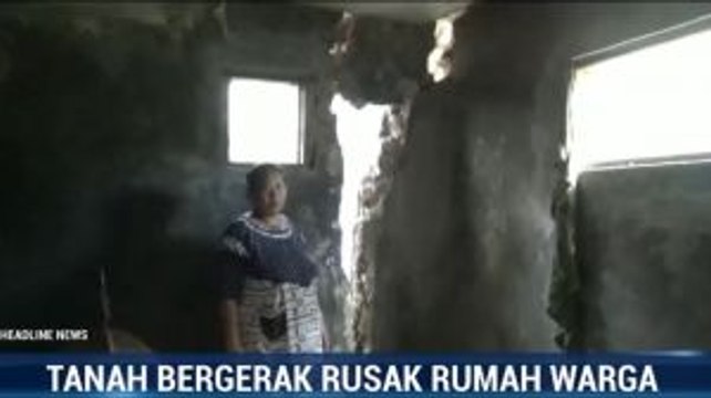 Enam Rumah di Kuningan Rusak Akibat Tanah Bergerak