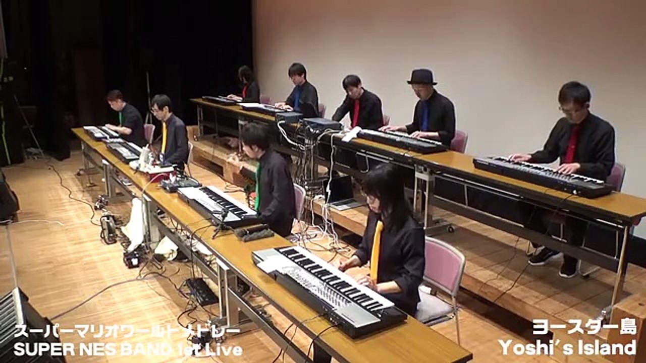 Un groupe rejoue toutes les musiques du jeu Super Mario