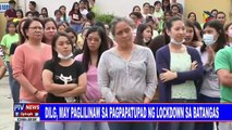 DILG, may paglilinaw sa pagpapatupad ng lockdown sa Batangas