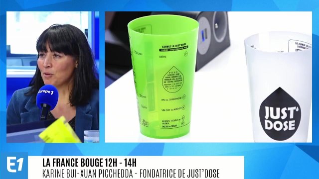 La France bouge : Karine Bui-Xuan Picchedda, fondatrice de JUST’DOSE, un gobelet gradué en unités d’alcool en fonction des types de consommations
