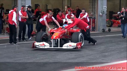 Ferrari F1 Ronco do motor - V8, V10 e V12