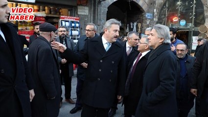 (23 Ocak 2020) DEMİRCAN KAPALI ÇARŞIYI GEZDİ,  PALANCIOĞLU BRİFİNG VERDİ