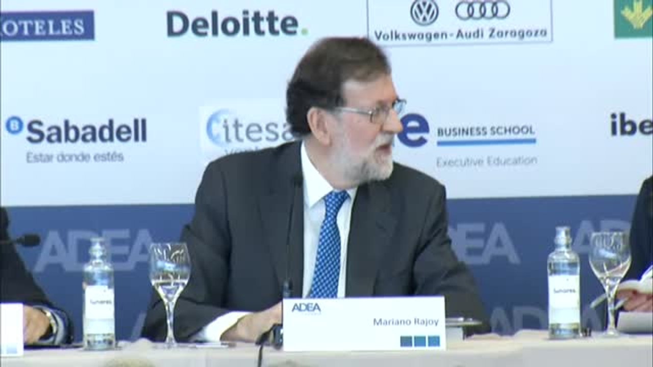 Rajoy, preguntado por la RFEF: "He venido aquí a hablar de mi libro"