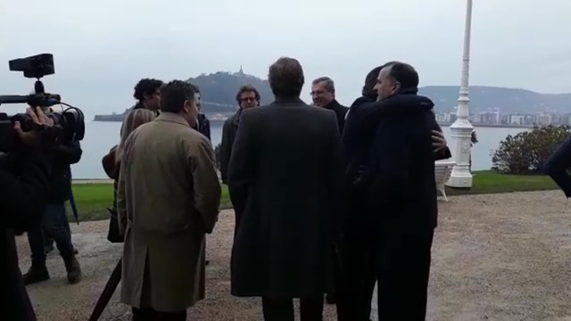 Los populares vascos en la inauguración de la muestra por Gregorio Ordóñez