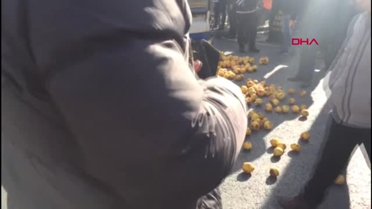 İbb önünde 'ayva"lı protesto