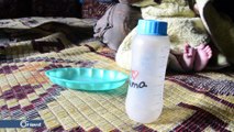 نازحو مخيم العوجة شمال إدلب  يعانون نقص حليب الأطفال