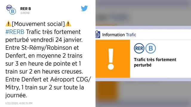 Grève du 24 janvier. La SNCF annonce 7 TER sur 10, trafic perturbé à la RATP